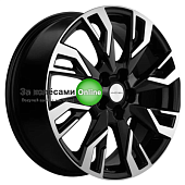 Khomen Wheels KHW1809 (Dongfeng 580/DFSK 500) 7x18/5x110 ET35 D67,1 Black-FP