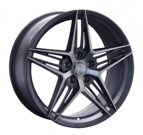 Колесный диск LS1262 8x18/5x114.3 D67.1 ET45 Темно-серый матовый. частично полированный купить в Самаре фото №1