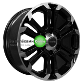 Khomen Wheels KHW1817 (Lexus GX) 7,5x18/6x139,7 ET20 D106,1 Black-FP