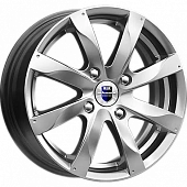 K&K Джемини 6x15/4x114.3 D67.1 ET40 Темно-серебристый