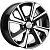 Khomen Wheels KHW1501 (15_Rio II) 6x15/4x100 D54.1 ET46 Глянцевый черный с полированной лицевой частью