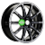 Khomen Wheels KHW1707 (KIA Rio I/II Solaris I/II) 6,5x17/4x100 ET44 D54,1 Black-FP