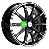 Khomen Wheels KHW1707 (Lada Vesta Cross) 6,5x17/4x100 ET43 D60,1 Black-FP