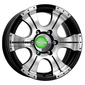 K&K Байконур (КС465М) 8x16/6x139,7 ET0 D108,5 Алмаз черный