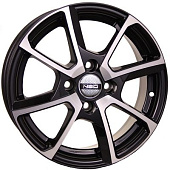Neo 538 6x15/4x98 D58.6 ET38 Глянцевый черный с полированной лицевой частью