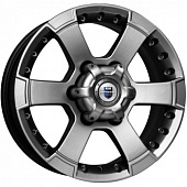 K&K М56 7x16/6x139.7 D67.1 ET38 Дарк Плати