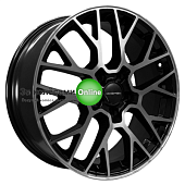 Khomen Wheels KHW1818 (Evolute i-SPACE / i-JOY) 7x18/5x110 ET35 D67,1 Black-FP