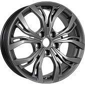 K&K Аламида-оригинал 7x17/5x114.3 D60.1 ET39 Темно-серебристый