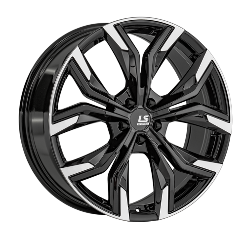 Колесный диск LS RC92 7.5x18/5x112 D66.6 ET50 BKF купить в Самаре фото №1