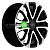 Khomen Wheels KHW1805 (Lexus GX) 7,5x18/6x139,7 ET20 D106,1 Black-FP