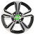 Колесный диск Khomen Wheels KHW1502 (Solano) 6x15/4x100 ET45 D54,1 Black-FP купить в Самаре фото №1
