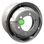 Kronprinz/Accuride 6/222,25/164/118,3 6x17,5/6x222,25 ET118,3 D164 B22DS44 Silver (356-3101012-01) (9 мм) ISUZU,HINO,Hyundai 1 800 кг внутр.