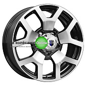 K&K Намиб (КС775) 7x18/5x139,7 ET35 D108,5 Алмаз черный