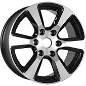 Neo 705 7.5x17/6x139.7 D106.1 ET25 Глянцевый черный с полированной лицевой частью