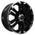 Khomen Wheels KHW1817 (Fortuner/Hilux) 7,5x18/6x139,7 ET30 D106,1 Black-FP