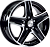 Скад Магнум 5.5x14/4x100 D67.1 ET38 Чёрный глянцевый с полированной лицевой частью