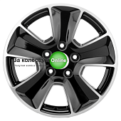 Khomen Wheels KHW1601 (Renault/Nissan) 6,5x16/5x114,3 ET50 D66,1 Black-FP
