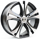 Neo 844 7.5x18/5x114.3 D60.1 ET40 Глянцевый черный с полированной лицевой частью