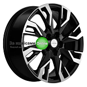 Khomen Wheels KHW1809 (CS35/CS35 Plus) 7x18/5x110 ET50 D63,3 Black-FP