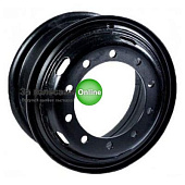 Kronprinz/Accuride 10/335/281/145,5 7x20/10x335 ET145,5 D281 M22 Black (53205-3101012-10) (12 мм) КАМАЗ 53205 и его мод.,прицепы Нефаз 2 500 кг