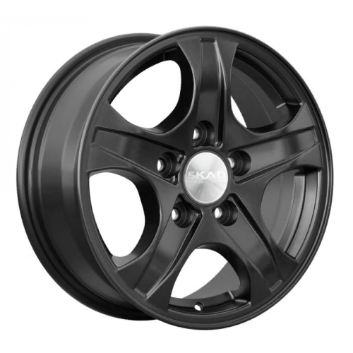Колесный диск Скад Калипсо 6.5x16/5x139.7 D98.5 ET43 черно-серыйцветс перламутровыми оттенками купить в Самаре фото №1