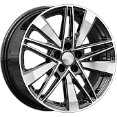 Скад Тайто 6.5x16/5x108 D60.1 ET33 Чёрный глянцевый с полированной лицевой частью