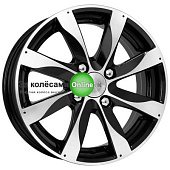K&K Джемини (КС617) 6x15/4x114,3 ET40 D67,1 Алмаз черный