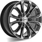 X`trike X-134 8x18/6x139.7 D106.1 ET25 BK/FP