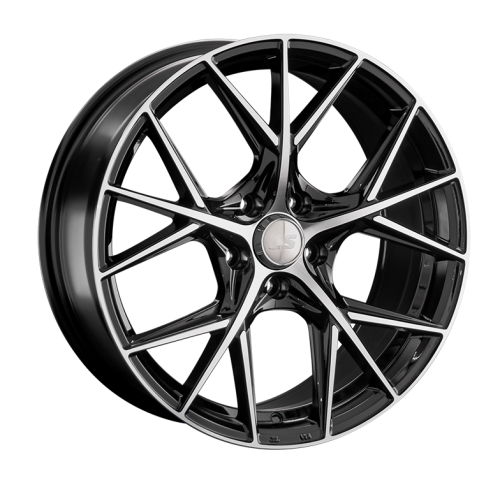 Колесный диск LS 1365 7x16/4x114.3 D67.1 ET40 Чёрный полностью полированный купить в Самаре фото №1