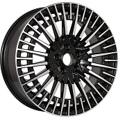 KDW KD1820 7x18/5x108 D67.1 ET45 Глянцевый черный с полированной лицевой частью
