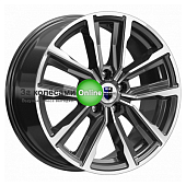 K&K Лацио (КС964) 7,5x17/5x108 ET45 D67,1 Алмаз черный