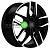Khomen Wheels KHW1708 (Toyota C-HR) 6,5x17/5x114,3 ET45 D60,1 Black-FP