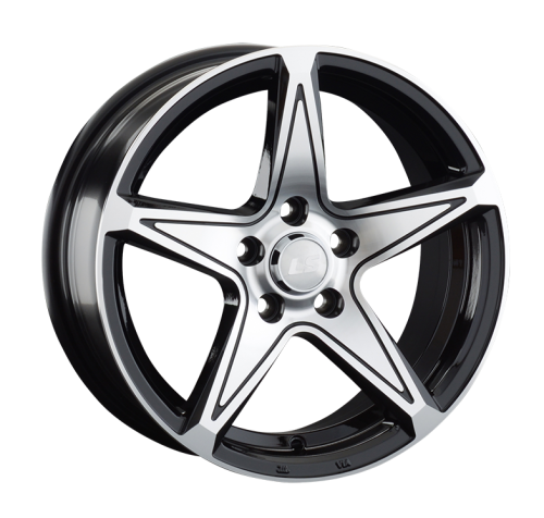 Колесный диск LS852 7.5x17/5x114.3 D73.1 ET38 Чёрный полностью полированный купить в Самаре фото №1