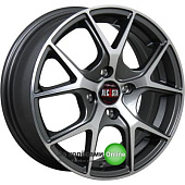 Alcasta M52 6x15/4x100 D54.1 ET46 Насыщенный темно-серый полностью полированный