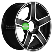 Khomen Wheels KHW1614 (Niva 4x4) 6,5x16/5x139,7 ET40 D98,5 Black-FP