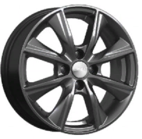 Колесный диск Скад Порту 6x15/4x100 D60.1 ET40 Черно-серый цвет с перламутровыми оттенками купить в Самаре фото №1
