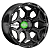 LS RC68 9x18/6x139,7 ET25 D106,1 BK (конус, Колпак+лого)