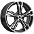 K&K Karrera Light 7x18/5x114.3 D60.1 ET35 Черный глянцевый с полированными элементами лицевой поверхности