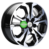 Khomen Wheels KHW1711 (Coolray) 6,5x17/5x114,3 ET45 D54,1 Black-FP