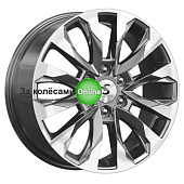 Premium Series КР007 (Pajero Sport) 8x20/6x139,7 ET38 D67,1 Diamond Gloss Graphite