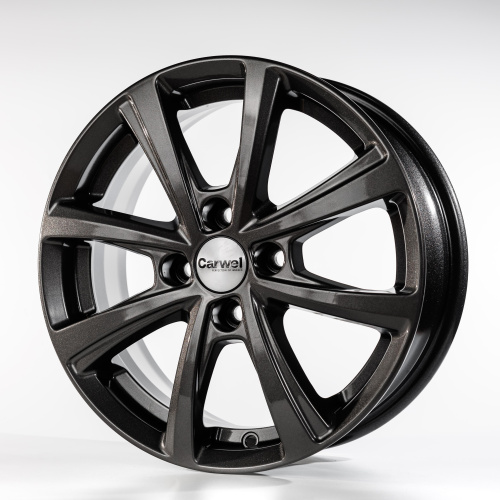 Колесный диск Carwel Акуш 6x15/4x100 D60.1 ET37 Серый матовый купить в Самаре фото №1