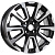 iFree Original КС1026 (16_Vesta Cross) 6.5x16/4x100 D60.1 ET43 Черный глянцевый с полированными элементами лицевой поверхности