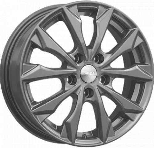 Колесный диск Скад Нагоя 6x16/5x114.3 D67.1 ET43 Черно-серый цвет с перламутровыми оттенками купить в Самаре фото №1
