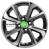 Khomen Wheels KHW1501 (Cobalt) 6x15/4x100 ET39 D56,6 Black-FP
