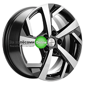 Khomen Wheels KHW1712 (DFM AX 7) 7x17/5x108 ET43 D65,1 Black-FP