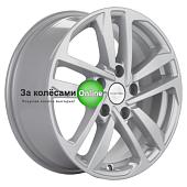 Колесный диск Khomen Wheels KHW1612 (Qashqai/Tiida) 6,5x16/5x114,3 ET40 D66,1 F-Silver купить в Самаре
