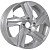KDW KD1520 6x15/4x100 D54.1 ET46 Глянцевый серебристый