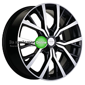 Khomen Wheels KHW1806 (Coolray) 7x18/5x114,3 ET50 D54,1 Black-FP