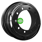 KRONPRINZ 10/335/281/168 8,5x20/10x335 ET168 D281 M22 Black (Д8.5-3101012) (12 мм) МАЗ-64229, 6303, 53366, 6301 (под камеру) 3 250 кг