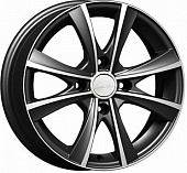 Скад Мальта 6x15/4x114.3 D56.6 ET44 Чёрный глянцевый с полированной лицевой частью